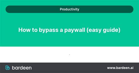 free paywall bypass|RemovePaywall 